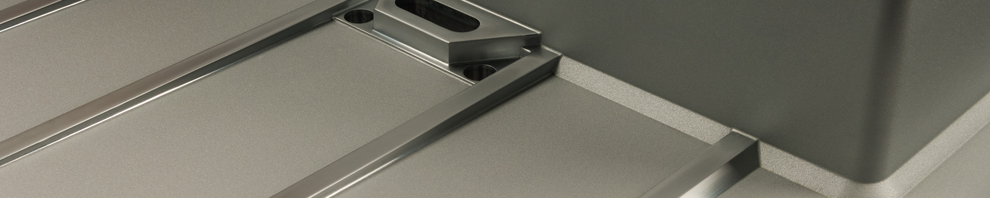 verchromte Spülenform