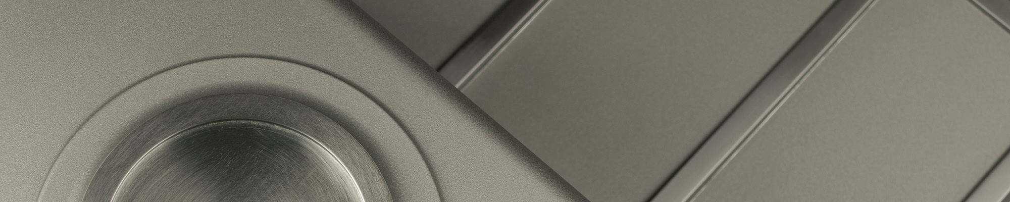 verchromte Spülenform